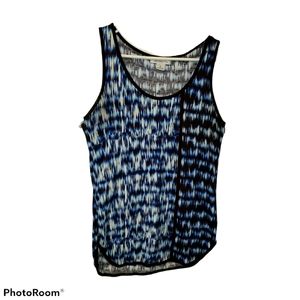 Liz Claiborne small blue/black tank. 072